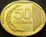 Cumpara ieftin Moneda exotica 50 CENTIMOS - PERU, anul 2006 * Cod 3895, America Centrala si de Sud