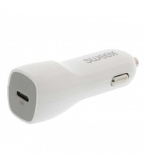 Incarcator auto USB Type C 3A alb Sweex foto