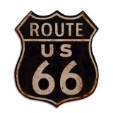 Decoratiune metalica pentru perete Route 66 NT-25