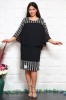 Rochie de Ocazie Emporia Negru cu alb - 44Marimea, Yves