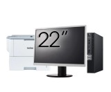 Pachet Calculator Second Hand DELL OptiPlex 5060 Mini PC, Intel Core i5-8500T 2.10-3.50GHz, 8GB DDR4, 256GB SSD + Monitor 22&amp;quot; + Imprimanta Brothe