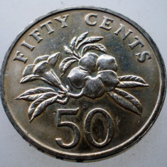 7.161 SINGAPORE 50 CENTS 1997 XF