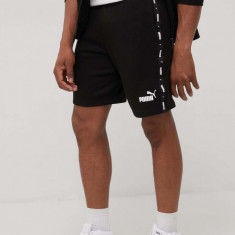 Puma pantaloni scurți 847387 bărbați, culoarea negru 847387