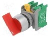 Intrerupator rotativ, 22mm, seria {{Seria producatorului}}, IP65, AUSPICIOUS - LRS22-2/O R,1-2