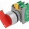 Intrerupator rotativ, 22mm, seria {{Seria producatorului}}, IP65, AUSPICIOUS - LRS22-2/O R,1-2