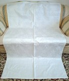 Fata de masa Vintage din damasc de bumbac, cu model in tesatura