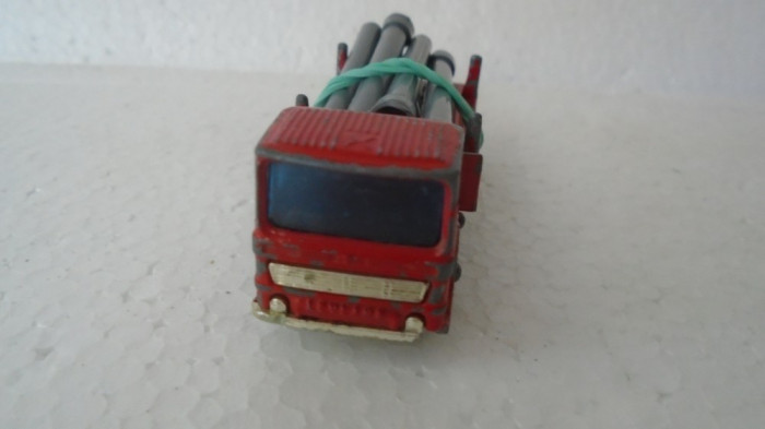 bnk jc Lesney Matchbox no 10 - Leyland Pipe Truck