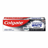 Pasta de Dinti COLGATE Advanced White Charcoal, Cantitate 100 ml, Aroma Florala, Pasta de Dinti Colgate Charcoal, Pasta de Dinti cu Carbune Activ, Pas