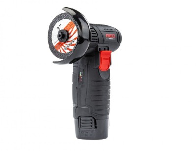 Mini polizor unghiular cu acumulator, 12 V, Red Technic RTSZK0134 foto