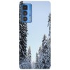 Husa compatibila cu Motorola G20 model First snow fall, Silicon, TPU, Viceversa, Transparent, Carcasa