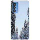 Husa compatibila cu Motorola Edge 20 Lite model First snow fall, Silicon, TPU, Viceversa, Transparent, Carcasa