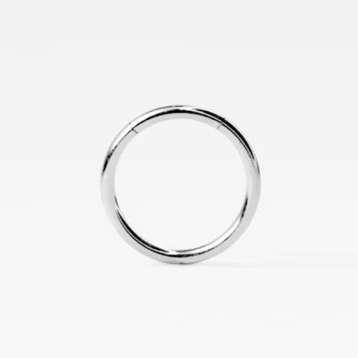 Piercing Ureche Circular - 1.2x10 - argintiu foto