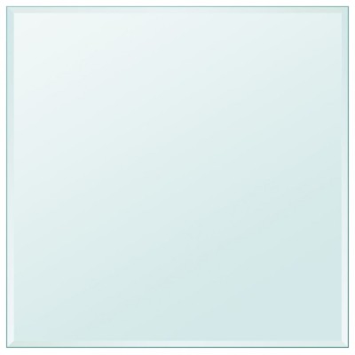 Gossi blat de masa din sticla securizata patrat 800 x 800 mm foto