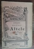 Myh 61 5 - Biblioteca pt toti - 189 - 190 - V Alecsandri - Poesii - Altele