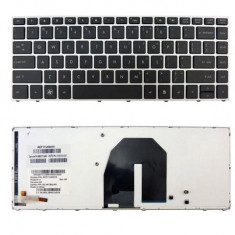 Tastatura laptop noua HP Probook 5330 5330M Silver frame black Backlit US 653171-001