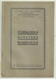 Toma Gh.Oanta / Stabilizarea monetara romaneasca - editie 1929