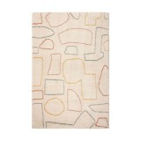 Covor Premium Belgian Model Sydney 62625-862, Marime 80 x 150 cm, Crem, Inaltime Fir 30 mm, Antialergic, Polipropilena, Living, Dormitor, Sufragerie,