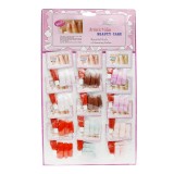 Cumpara ieftin Set unghii false cu adeziv inclus,12 seturi, Multicolor, Global Fashion