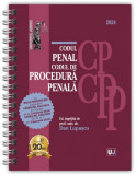 Codul penal și Codul de procedură penală. Ianuarie 2024 - Ediție spiralată - Hardcover - Dan Lupaşcu - Universul Juridic