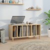 VidaXL Dulap pentru discuri stejar sonoma 100x38x48 cm, lemn prelucrat 831976