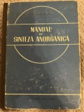 Manual de sinteza anorganica - chimie - Kliucinikov, 1955