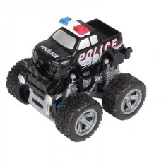 Masinuta off-road 4 x 4, monster truck, Politie, negru