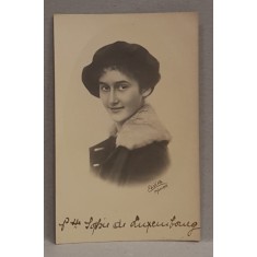 PRINTESA SOPHIE DE LUXEMBOURG , CARTE POSTALA ILUSTRATA , MONOCROMA, NECIRCULATA , DATATA 1921