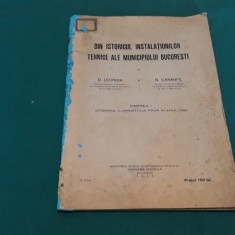 DIN ISTORICUL INSTALAȚIUNILOR TEHNICE ALE MUNICIPIULUI BUCUREȘTI / PARTEA I/1935