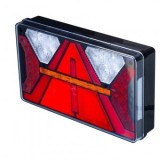 Stop LED Stanga Horpol Strada LZD2820, 12-24V, 238x140mm, 7 Functii, Pozitie, Frana, Semnalizare, Mers Inapoi, Ceata, Catadioptru, E9