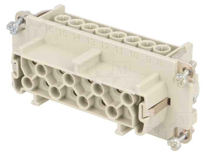 Conector HDC 16A 16+PE, H-B 16