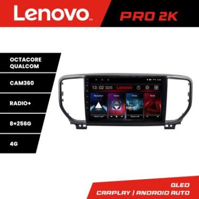 Navigatie Kia Sportage facelift 2019 - Lenovo Kit-sportage-19 8 core QLED 2K 8+256 360 Android Waze USB Navigatie Internet Youtube Radio CarStore Tech foto