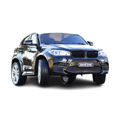 Masinuta electrica pentru 2 copii, BMW X6M 240W 12V XXL Premium, culoare Negru foto