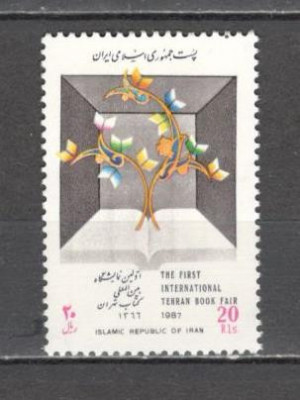 Iran.1987 Targul international de carte DI.76 foto