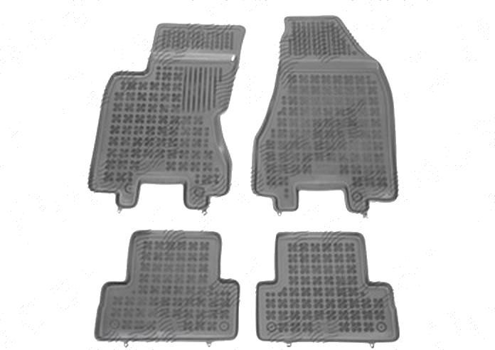 Set covorase auto din cauciuc Nissan X-Trail (T31) 09.2007-09.2014; negre, 4 bucati