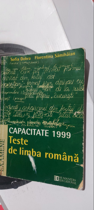 TESTE DE LIMBA ROMANA CAPACITATE DOBRA , SAMIHAIAN HUMANITAS EDUCATIONAL