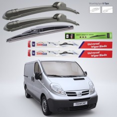 Ștergătoare Nissan Primastar VAN (2006&ndash;2014) Flat | Set Complet &ndash; TeamCar&reg;