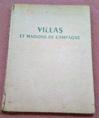 Villas et maisons de campagne - Carte de arhitectura in limba franceza