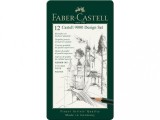 Creion grafit Faber-Castell Castell 9000, set 12 buc, hexagonale, Faber Castell