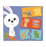 Cumpara ieftin Puzzle duo Djeco - La masa, 20 piese