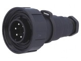 Conector Circular Mufă Tată 6 Pin Filet Interior PX0739/P
