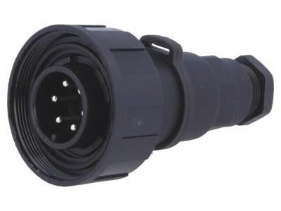 Conector Circular Mufă Tată 6 Pin Filet Interior PX0739/P foto