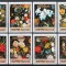 Manama 1971 Mi 361/68 MNH - Craciun: flori &icirc;n picturi de Jan Bruegel