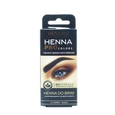 Vopsea de gene si sprancene Henna Revers Pro Colors Neagra