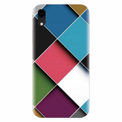 Husa silicon pentru Apple Iphone XR, Square foto