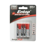 Baterii AAA 1.5V zinc-carbon Entop EnergyMax, 4 buc/set