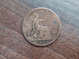 M3 C50 - Moneda foarte veche - Anglia - one penny - 1889, Europa