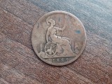 C50 - Moneda foarte veche - Anglia - one penny - 1889