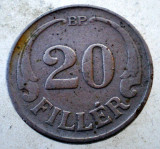 1.339 UNGARIA 20 FILLER 1926, Europa, Cupru-Nichel