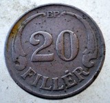 1.339 UNGARIA 20 FILLER 1926
