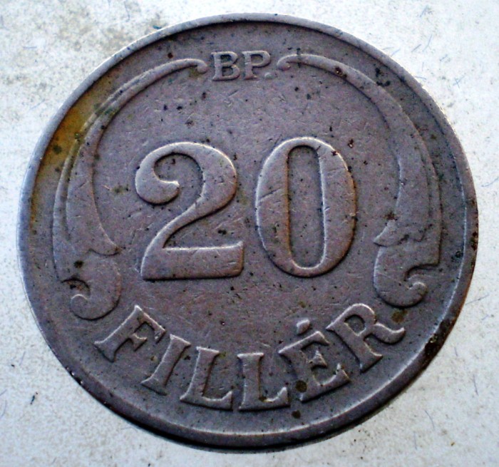 1.339 UNGARIA 20 FILLER 1926